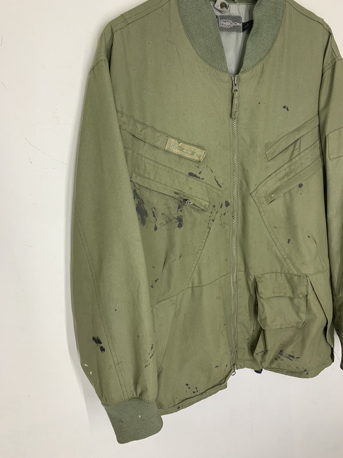 Futura Recon Military Custom Dirty Painted Flight Jacket Size US L / EU 52-54 / 3 - 5 Thumbnail