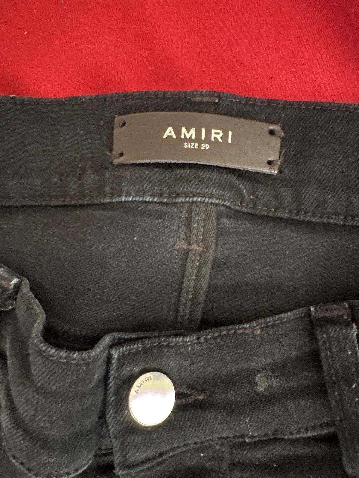 Amiri Black with brown patches Size US 29 - 7 Thumbnail