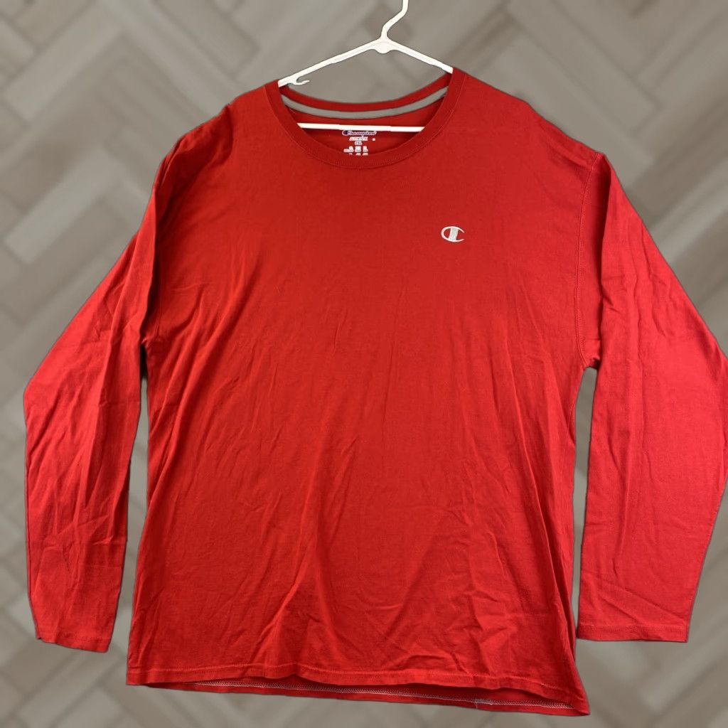 Champion Champion Men’s Graphic Logo Shirt Long Sleeve XX-Large Red 90-66 XXL / Red Champion 90-66 Shirt Size US XXL / EU 58 / 5 - 1 Thumbnail