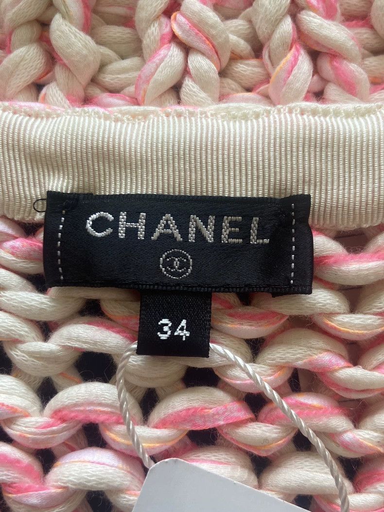 Chanel Chanel 20 Rooftop Series Pink and Black Cardigan Jacket Th Size XXS / US 00 / IT 34 - 6 Thumbnail