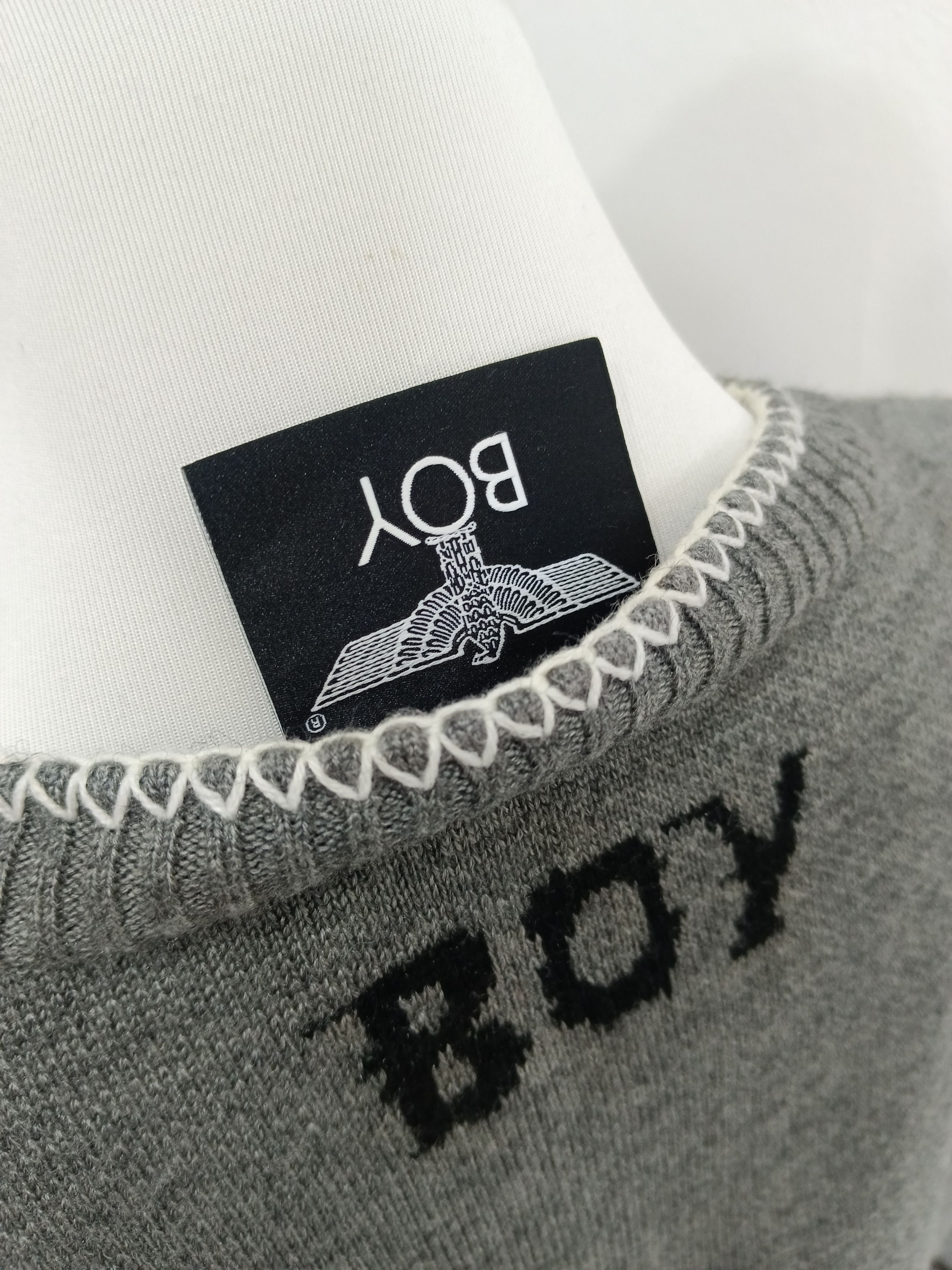 Boy London Boy London Oversized Knit Sweater - Flame Graphics Size US M / EU 48-50 / 2 - 6 Thumbnail