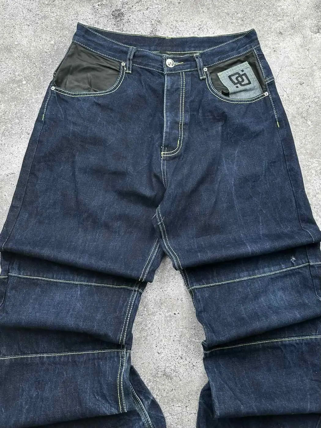 Japanese Brand Vintage Baggy Wide Jeans C533(V554)E8 Size US 32 / EU 48 - 2 Thumbnail