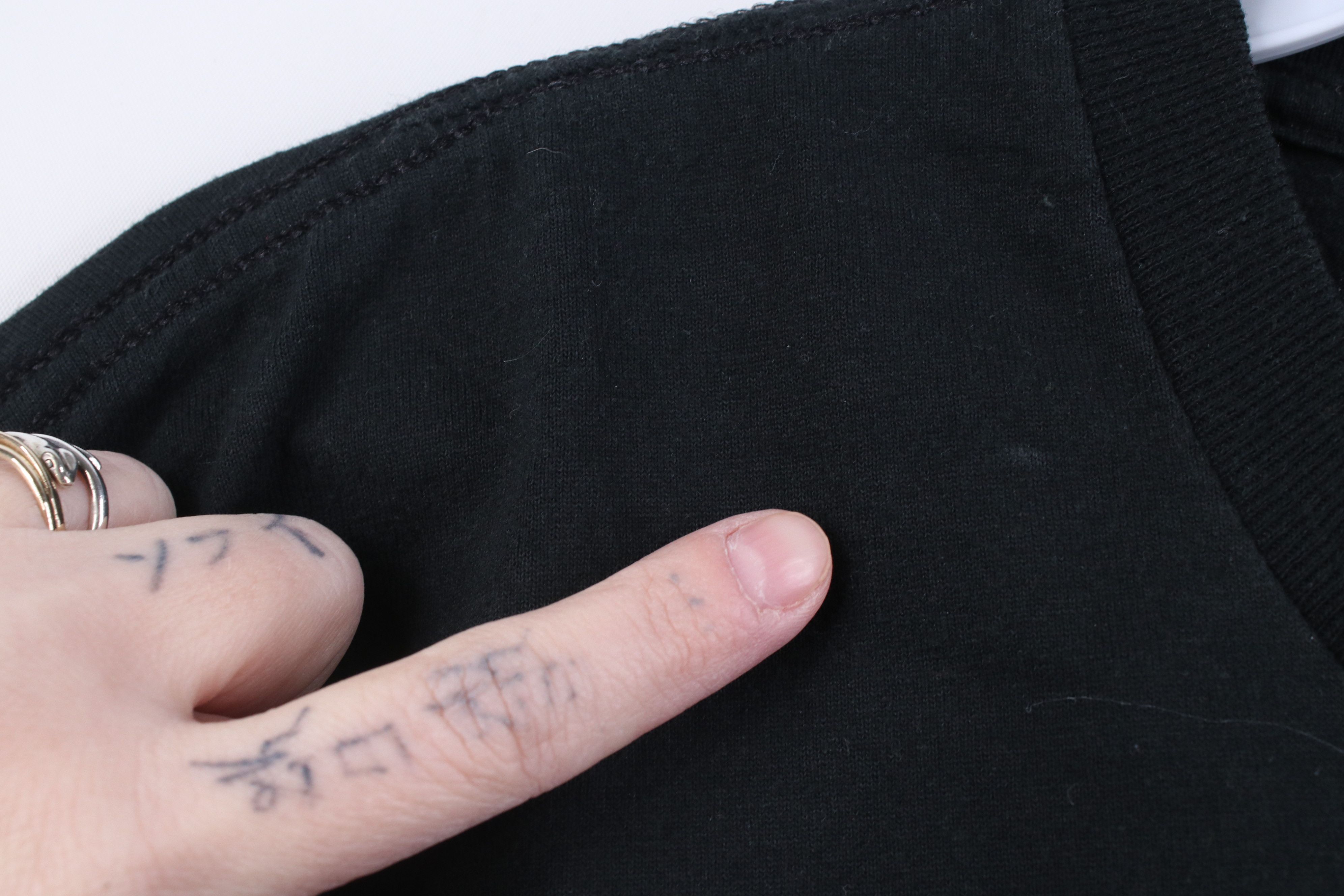Vintage Vintage 90s Streetwear Blank Short Sleeve T-Shirt Black USA Size M / US 6-8 / IT 42-44 - 7 Thumbnail