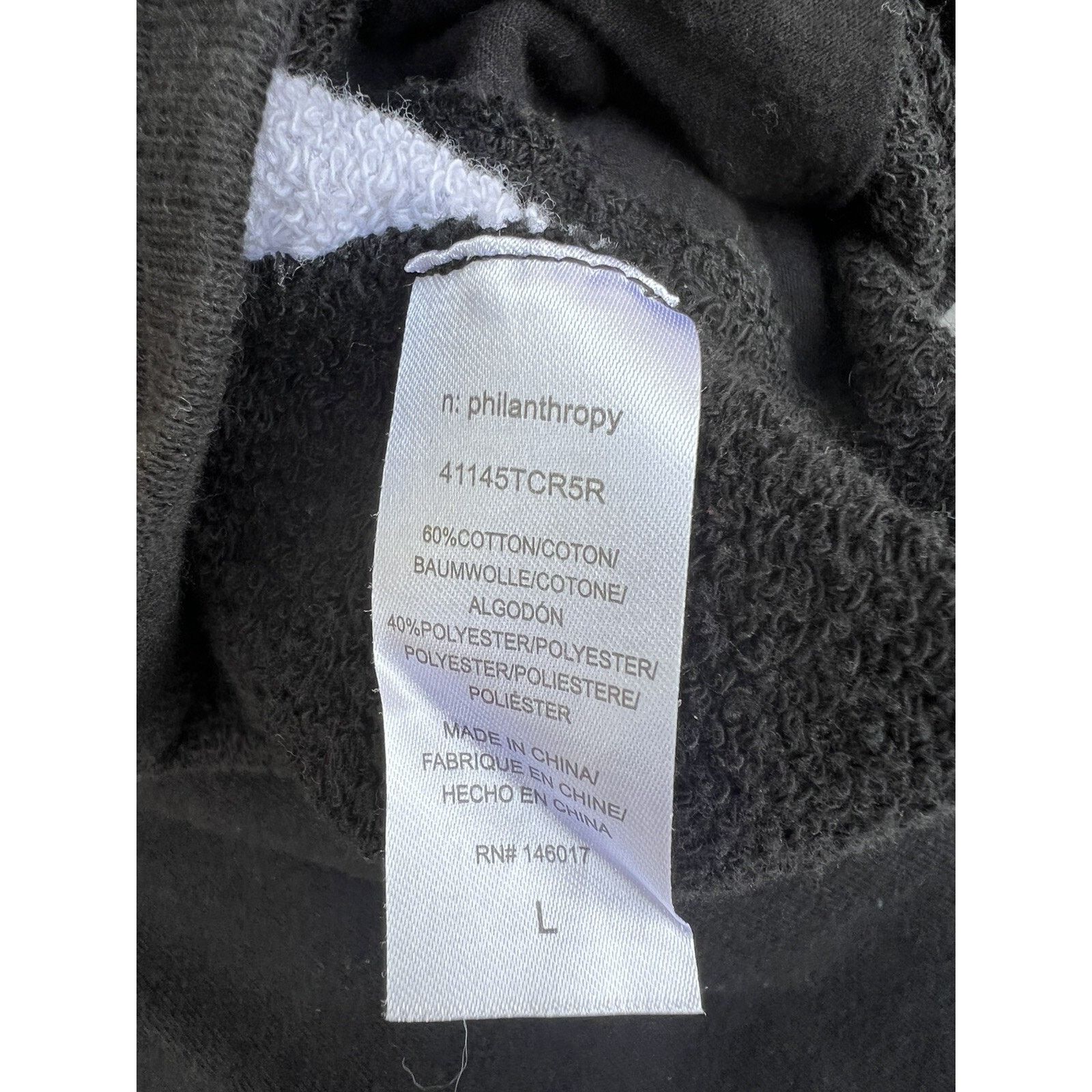 Phlannel Philanthropy womens jogers sweatpants pockets size L A000192 Size 30" / US 8 / IT 44 - 7 Thumbnail