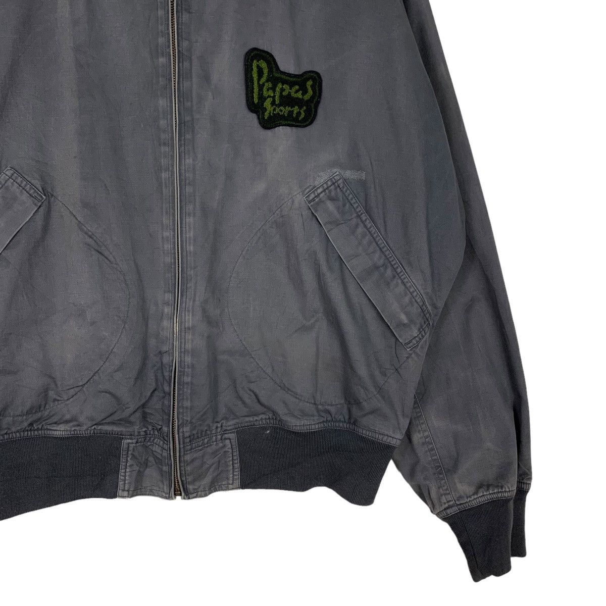Japanese Brand PAPAS SPORTS Casual Bomber Jacket #1105-C50 Size US L / EU 52-54 / 3 - 4 Thumbnail