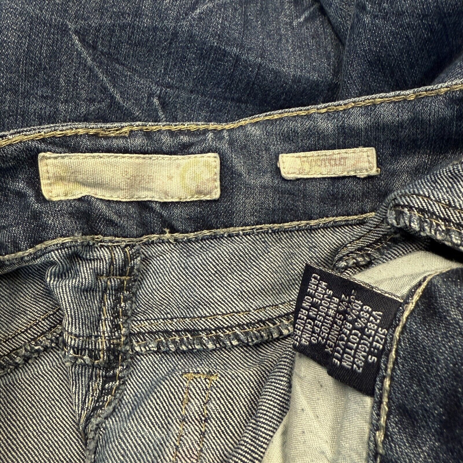 Vintage Vanilla 5 women’s blue denim jeans Y2K vintage baggy pants Size 29" - 8 Thumbnail