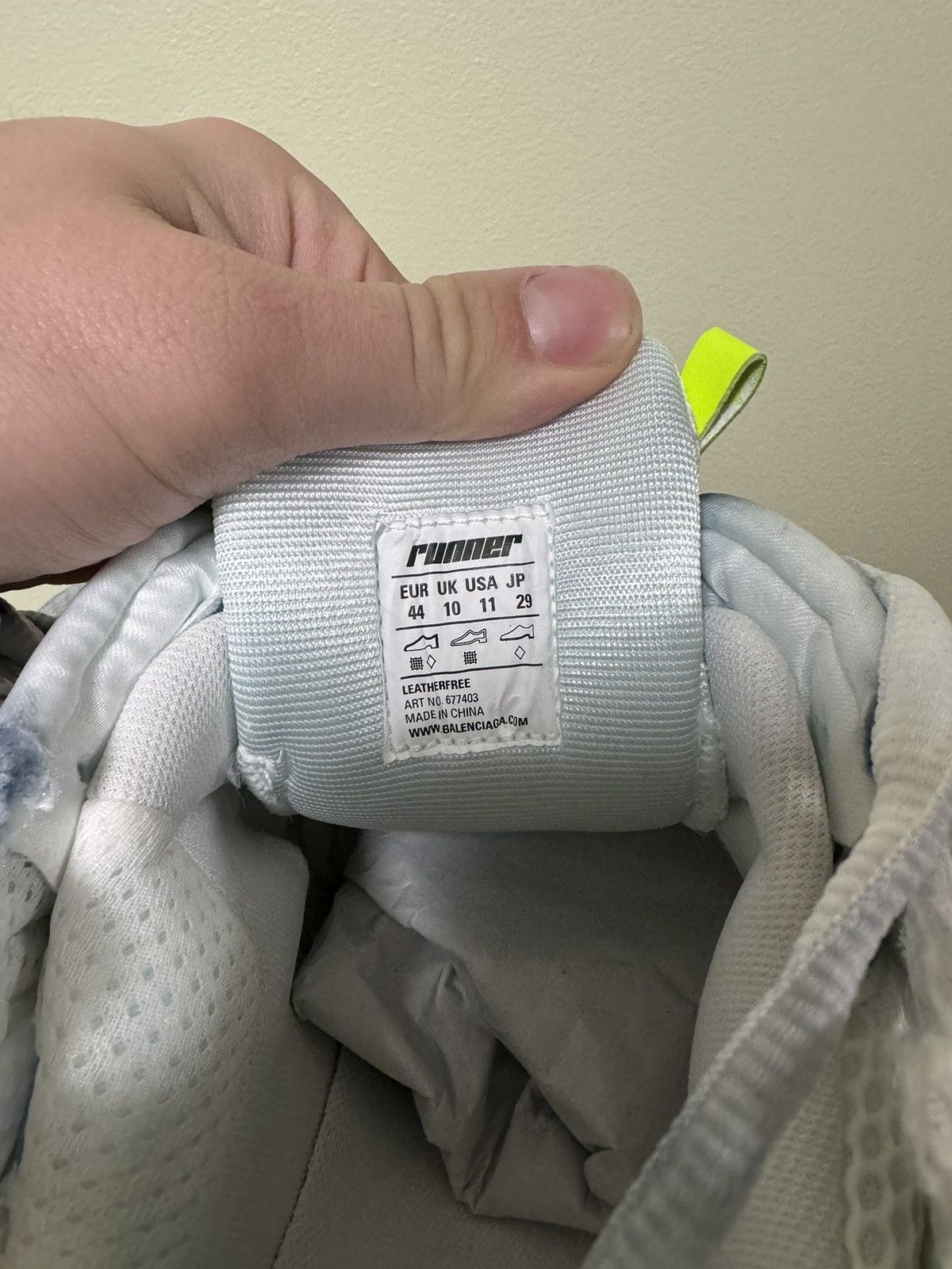 Balenciaga Balenciaga Low Top Runners Size US 11 / EU 44 - 4 Thumbnail