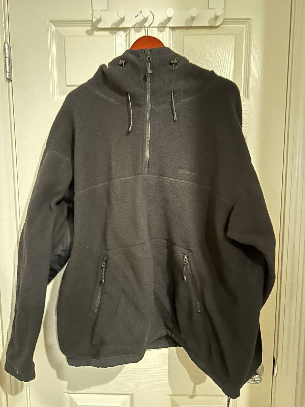 image of Jjjjound Fleece Jacket in Black, Men's (Size XL)