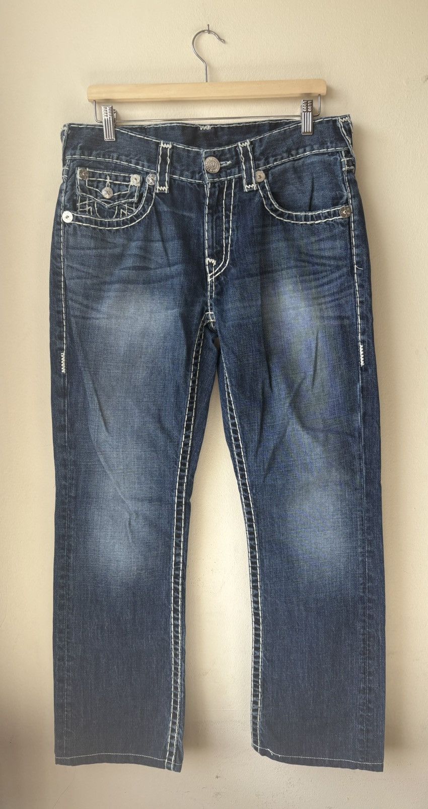 True Religion Vintage Y2K True Religion Jeans Size US 32 / EU 48 - 3 Thumbnail