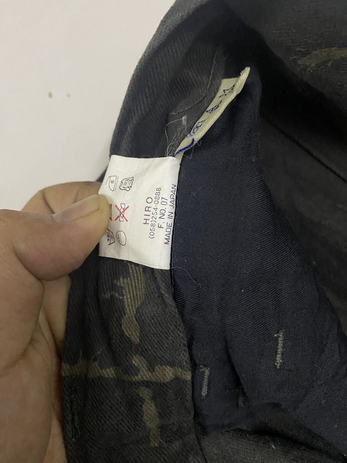 Japanese Brand VTG TESS HIRO Japan Distressed Scratch Denim Pants Size US 30 / EU 46 - 9 Thumbnail