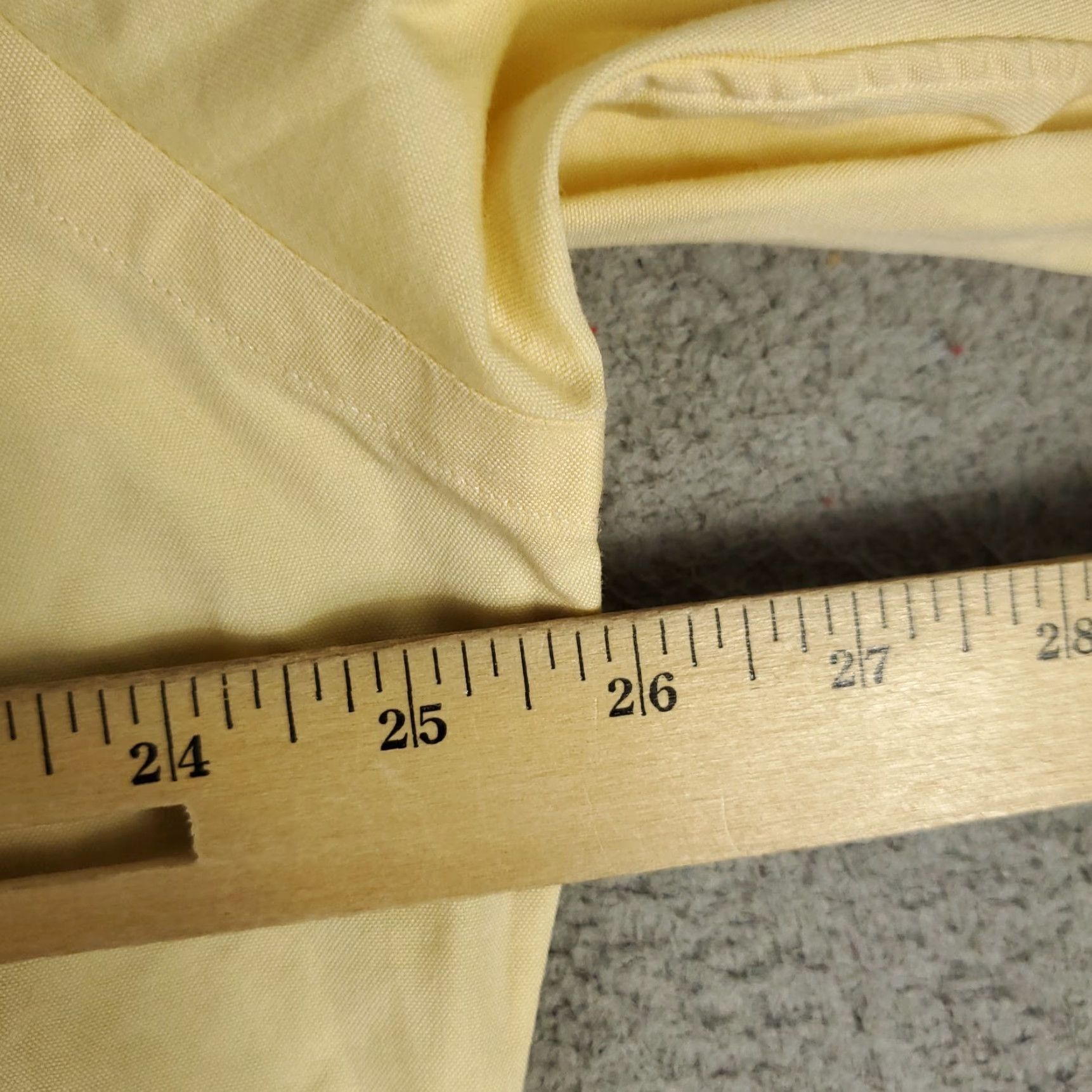 Ralph Lauren Ralph Lauren Shirt Mens 16.5 Yellow Pony Dress Button Up Long Sleeve Size 42R - 6 Thumbnail