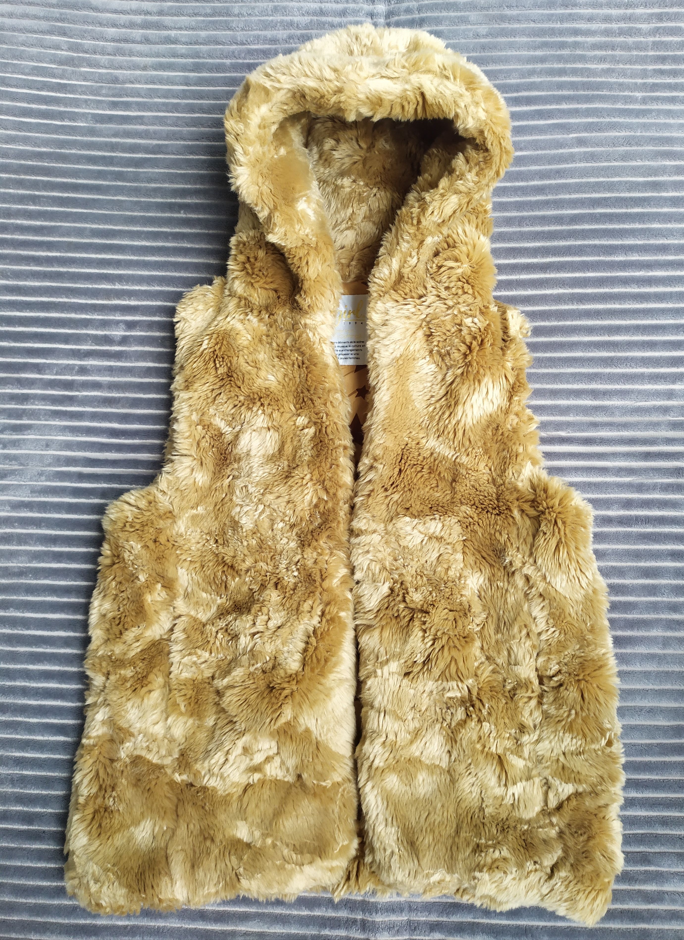 If Six Was Nine × Japanese Brand × Le Grande Bleu (L.G.B.) ifsixwasnine style faux fur Hoodie vest Size US S / EU 44-46 / 1 - 1 Thumbnail