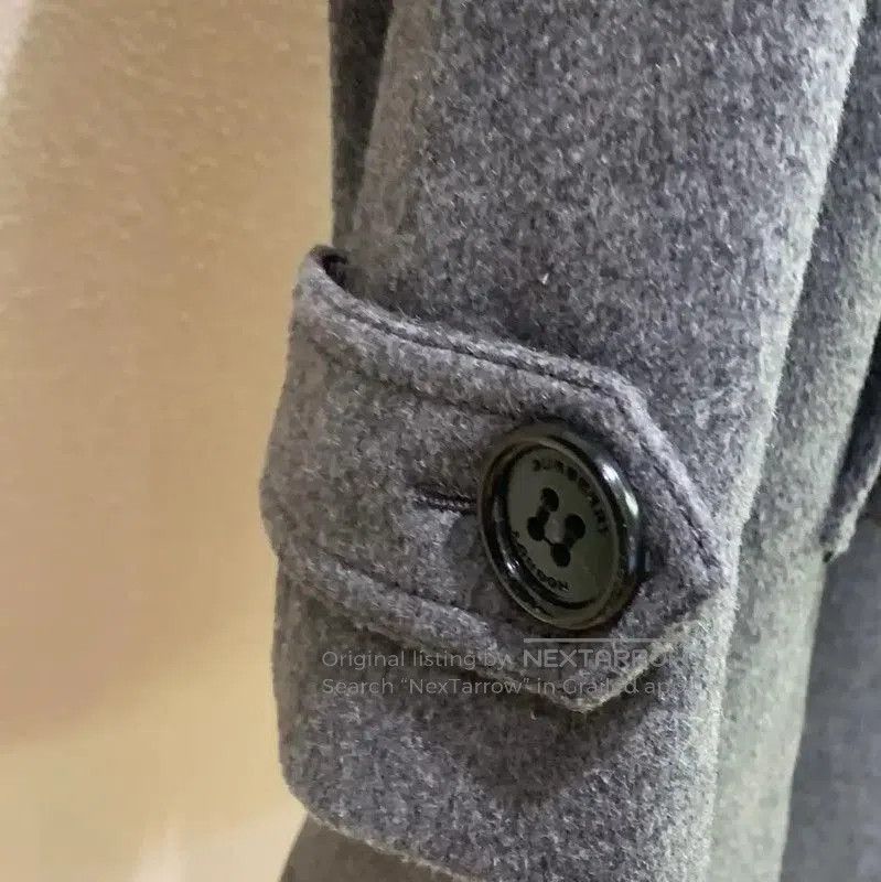Burberry Burberry Women's Grey Wool Blend Trench Coat. Size S / US 4 / IT 40 - 3 Thumbnail
