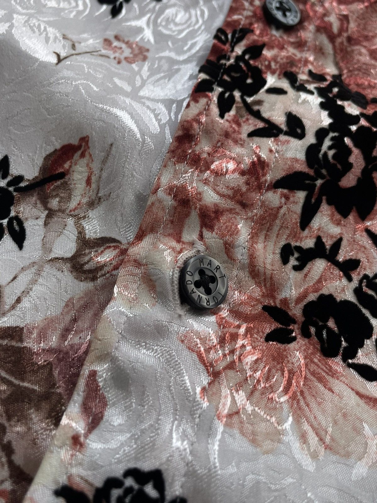 Tornado Mart Tornado Mart Flora Pattern Shirt Size M / US 6-8 / IT 42-44 - 5 Thumbnail