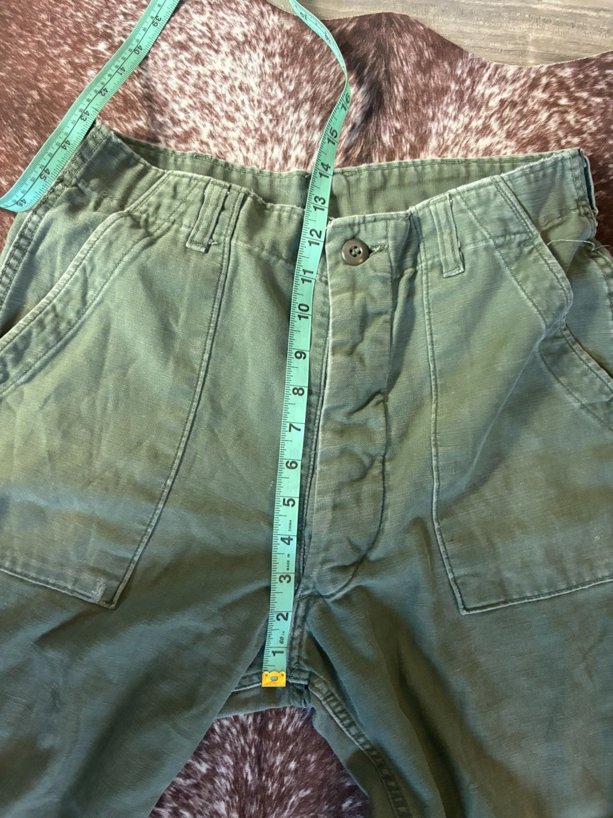 Other True Vintage 40s WWll Military US Army Trousers Mens 28x28 Size US 28 / EU 44 - 10 Thumbnail