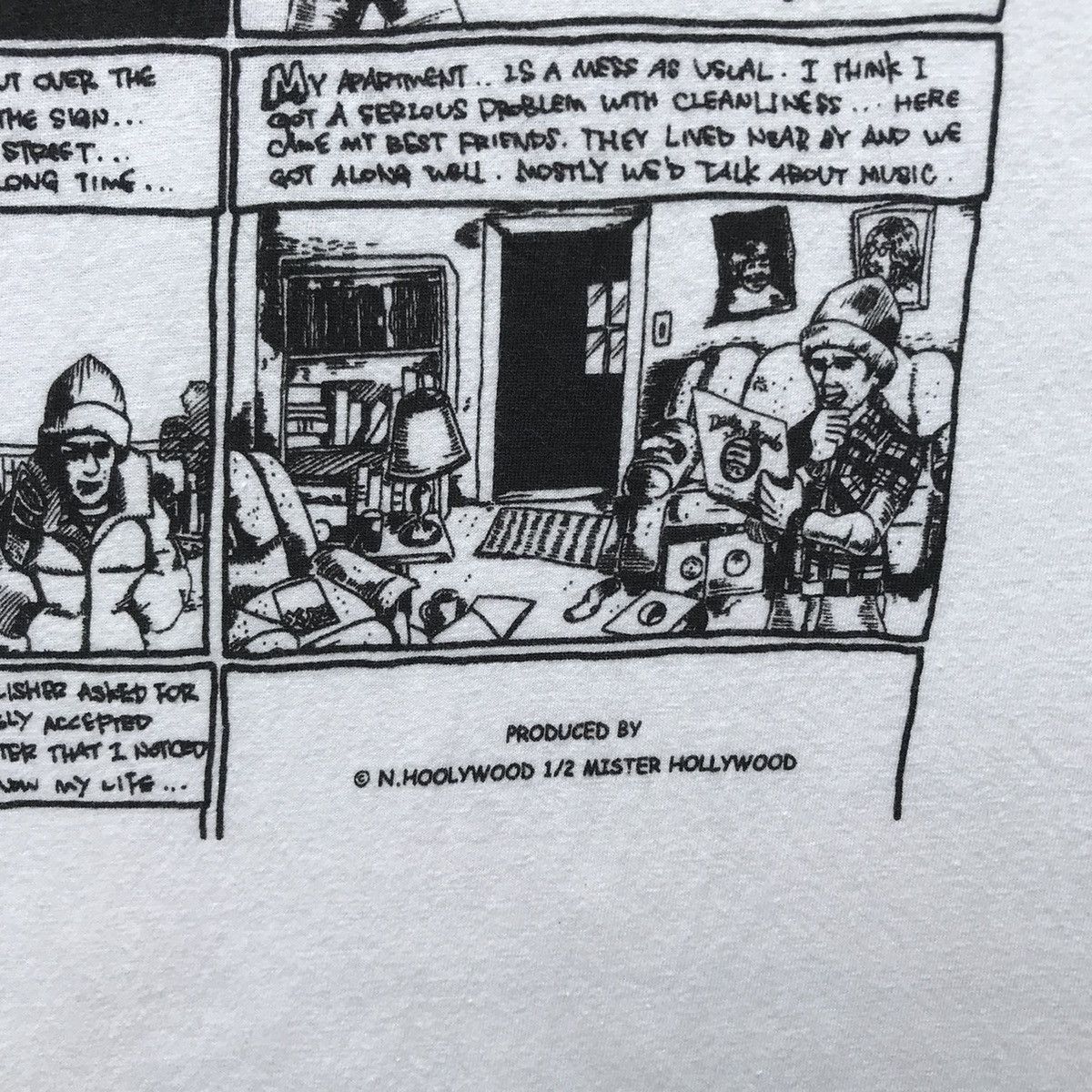 Japanese Brand × N.Hoolywood N.Hoolywood X Jim Bow Comic Art Tee Mister Hoolywood Size US S / EU 44-46 / 1 - 8 Thumbnail