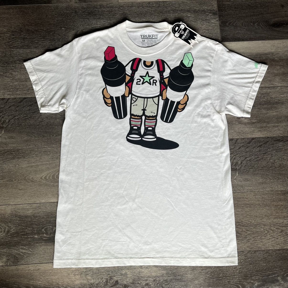 New Vintage Y2K Trukfit Lil Wayne Skateboarding Logo T Shirt