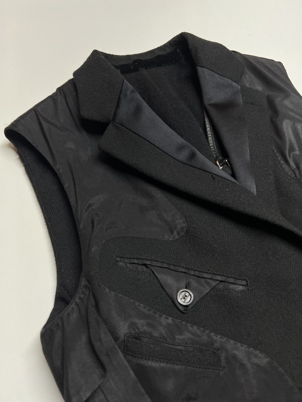 Takahiromiyashita The Soloist. Aw18 harness blazer ‘sleeveless’ Size 50R - 5 Thumbnail