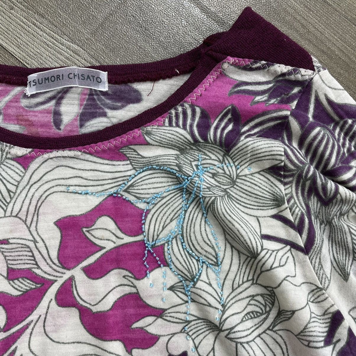 Issey Miyake Vintage Issey Miyake Tsumori Chisato Floral Long Sleeve Size US S / EU 44-46 / 1 - 4 Thumbnail