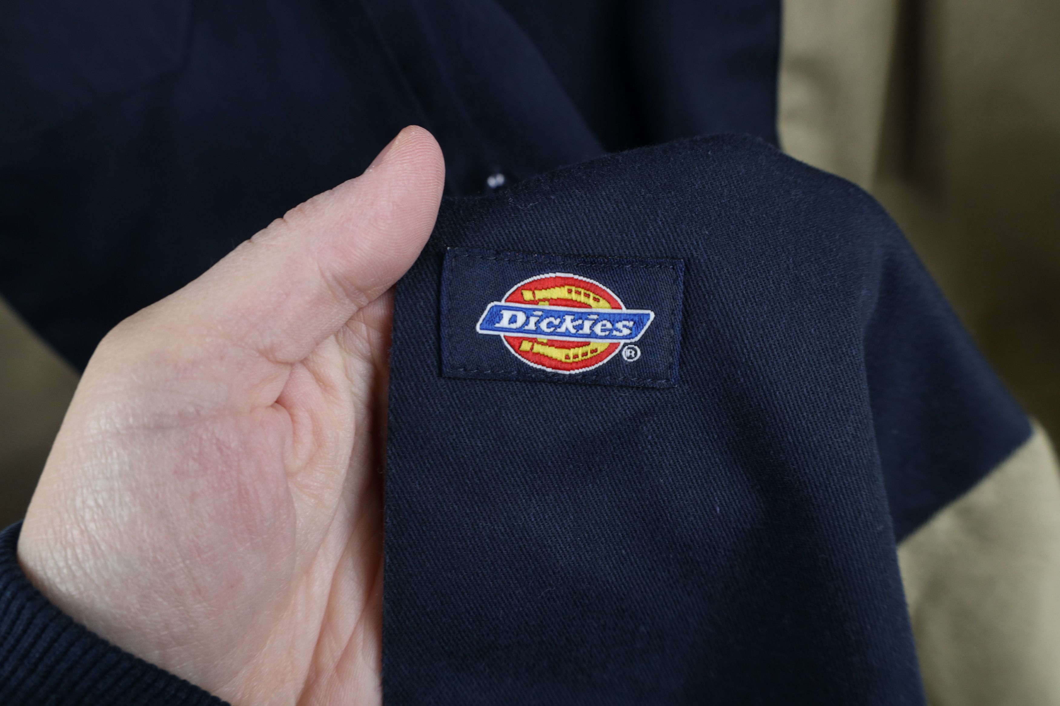 Dickies × Vintage Vintage Y2K Dickies Block Mechanic Workwear Button Shirt Size US XXL / EU 58 / 5 - 4 Thumbnail