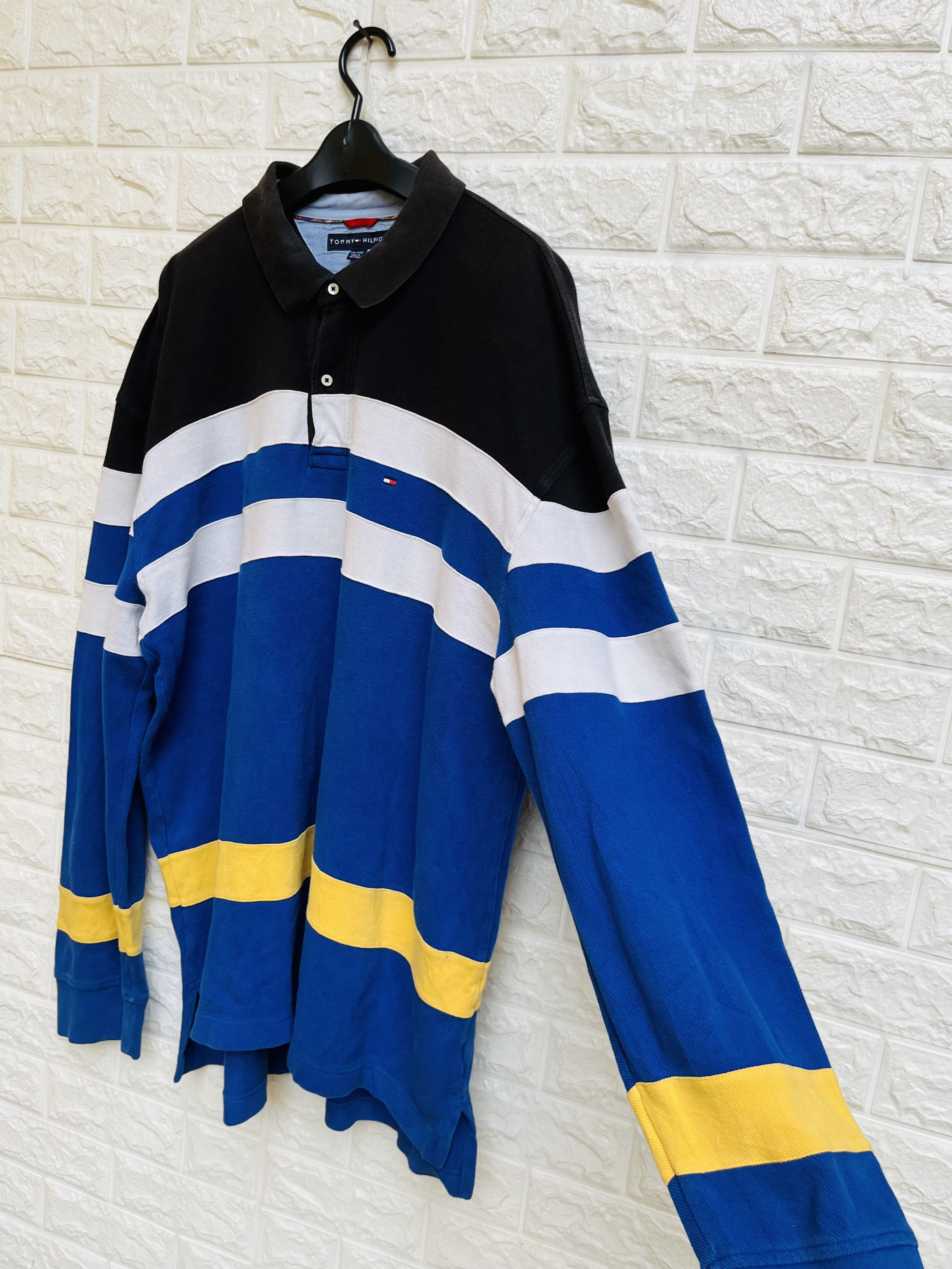 Japanese Brand Vintage Tommy Hilfiger Multicolour Designer Fashion Style Size US XXL / EU 58 / 5 - 5 Thumbnail