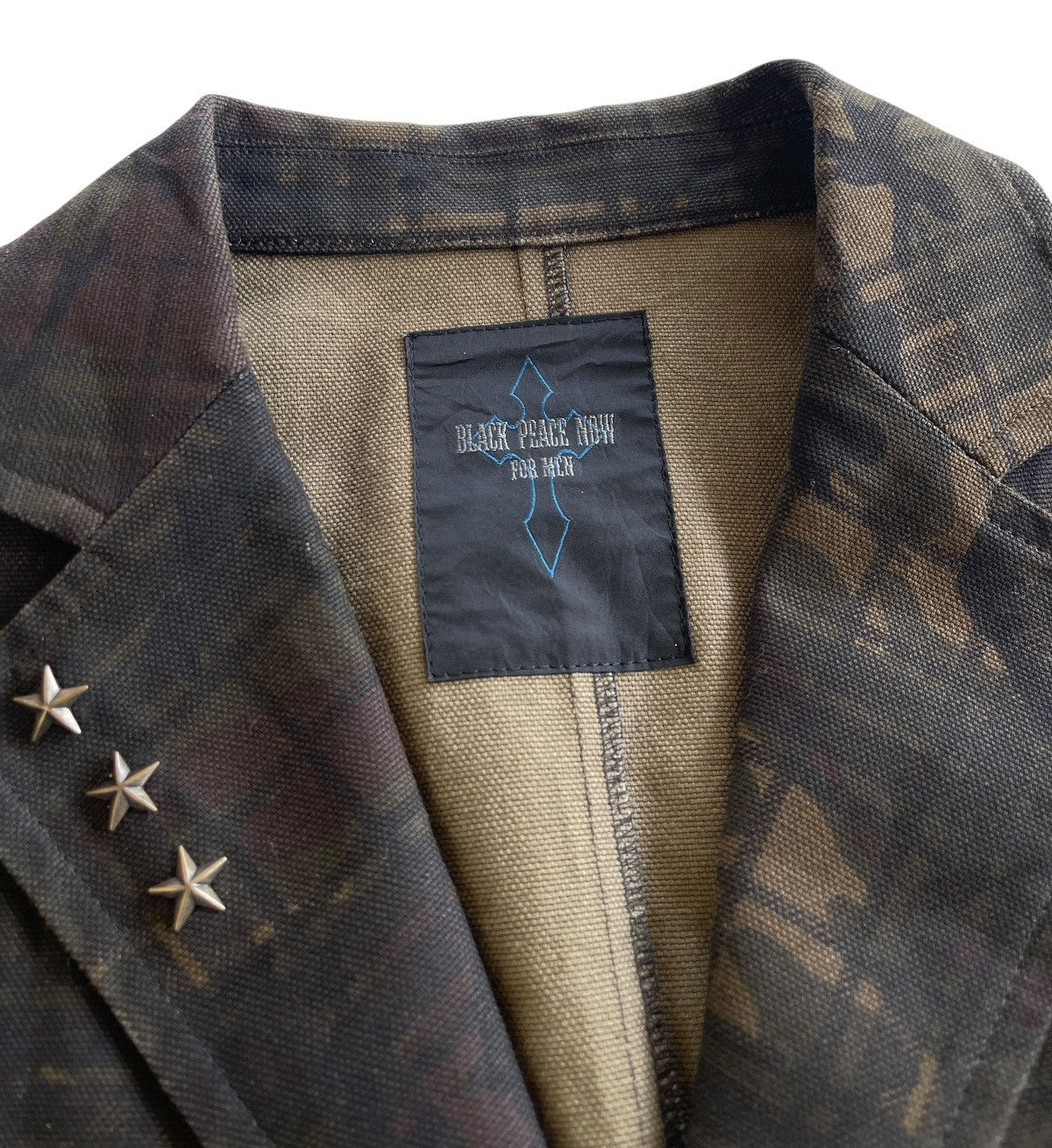 Japanese Brand Black Peace Now For Men Camouflag Chore Jacket Size US S / EU 44-46 / 1 - 4 Thumbnail