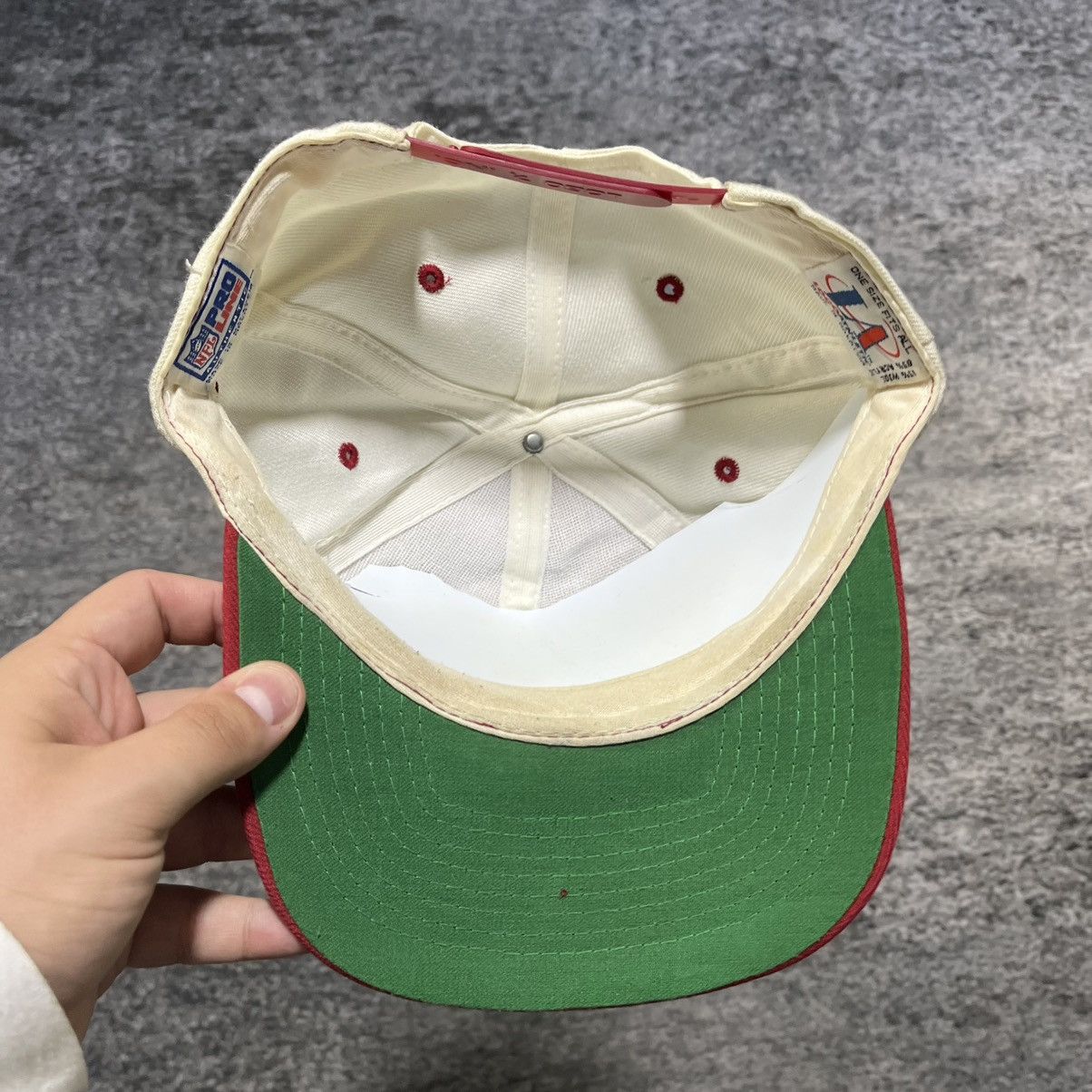 Logo Athletic Vintage 90s Arizona Cardinals Sharktooth NFL Snapback Hat Size ONE SIZE - 5 Thumbnail