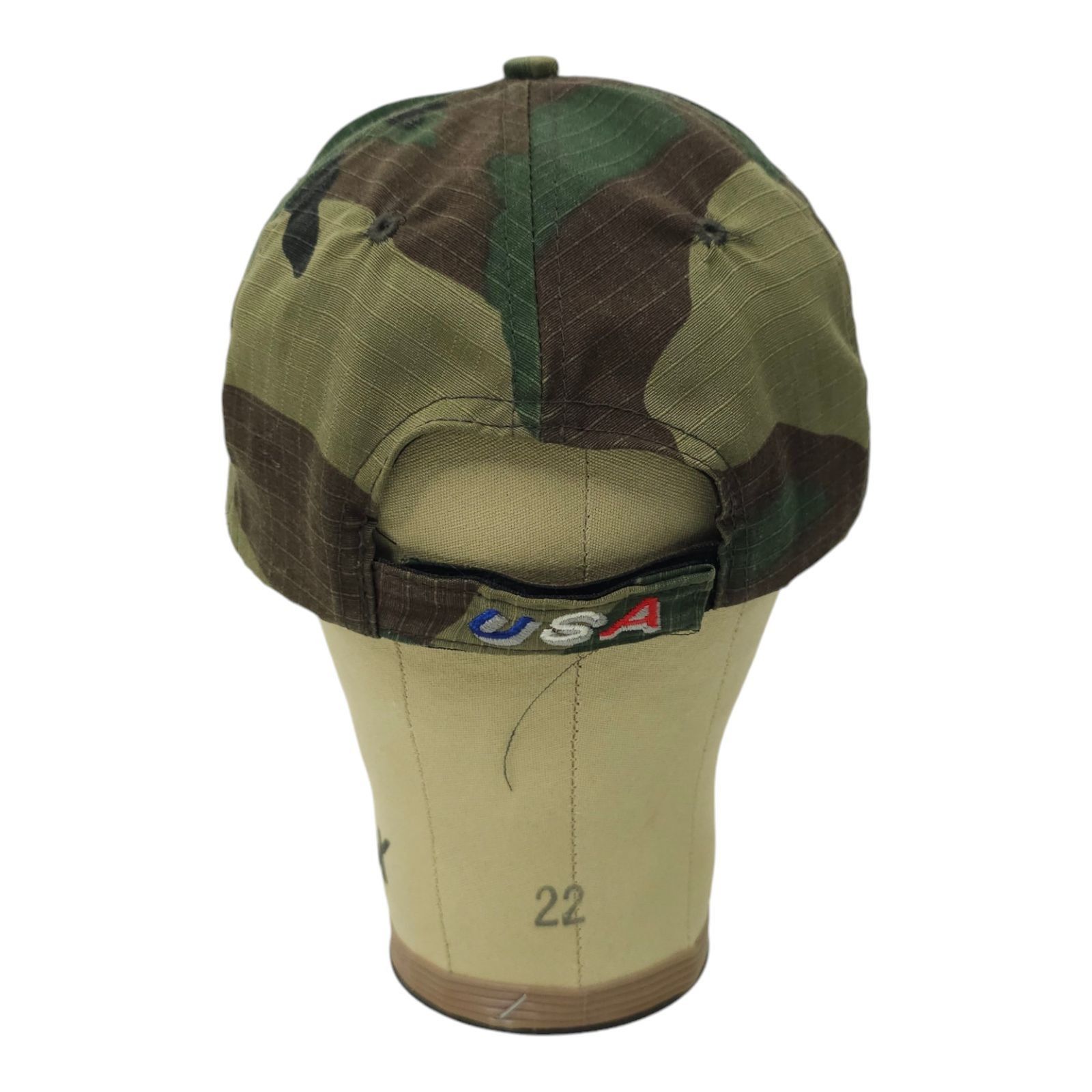 Other Bald Eagle USA Flag Camo Strapback Cap Embroidered Hat Size ONE SIZE - 4 Thumbnail