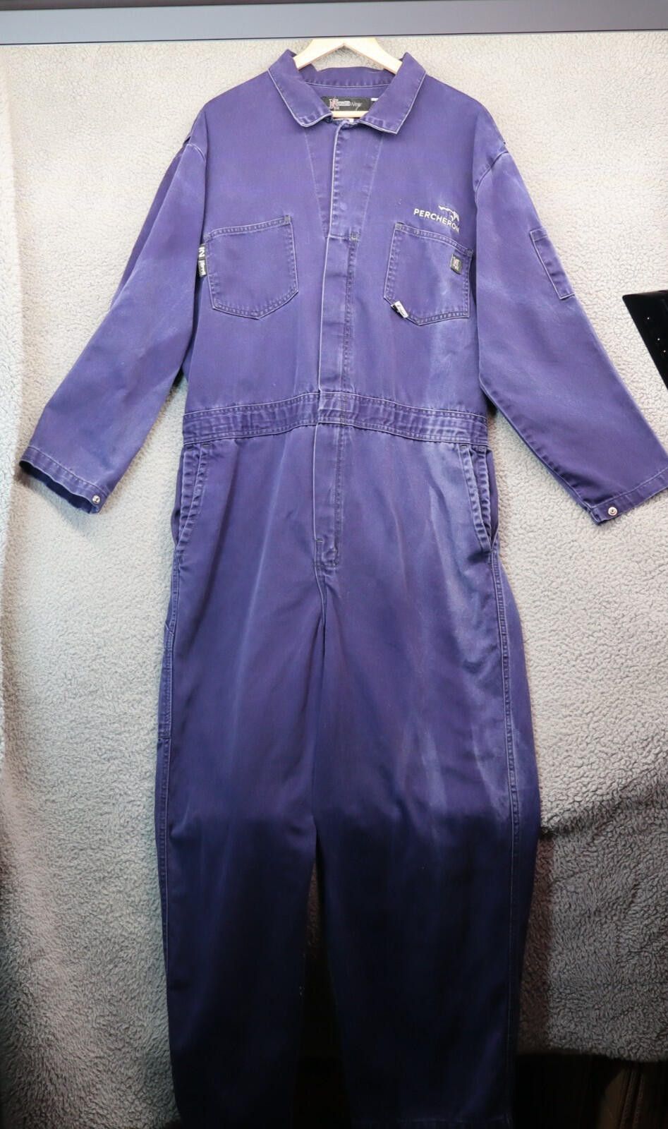 NE.SENSE Neese Wear Men XL FR Blue Coverall Flame Resistant Percheron Size ONE SIZE - 2 Thumbnail