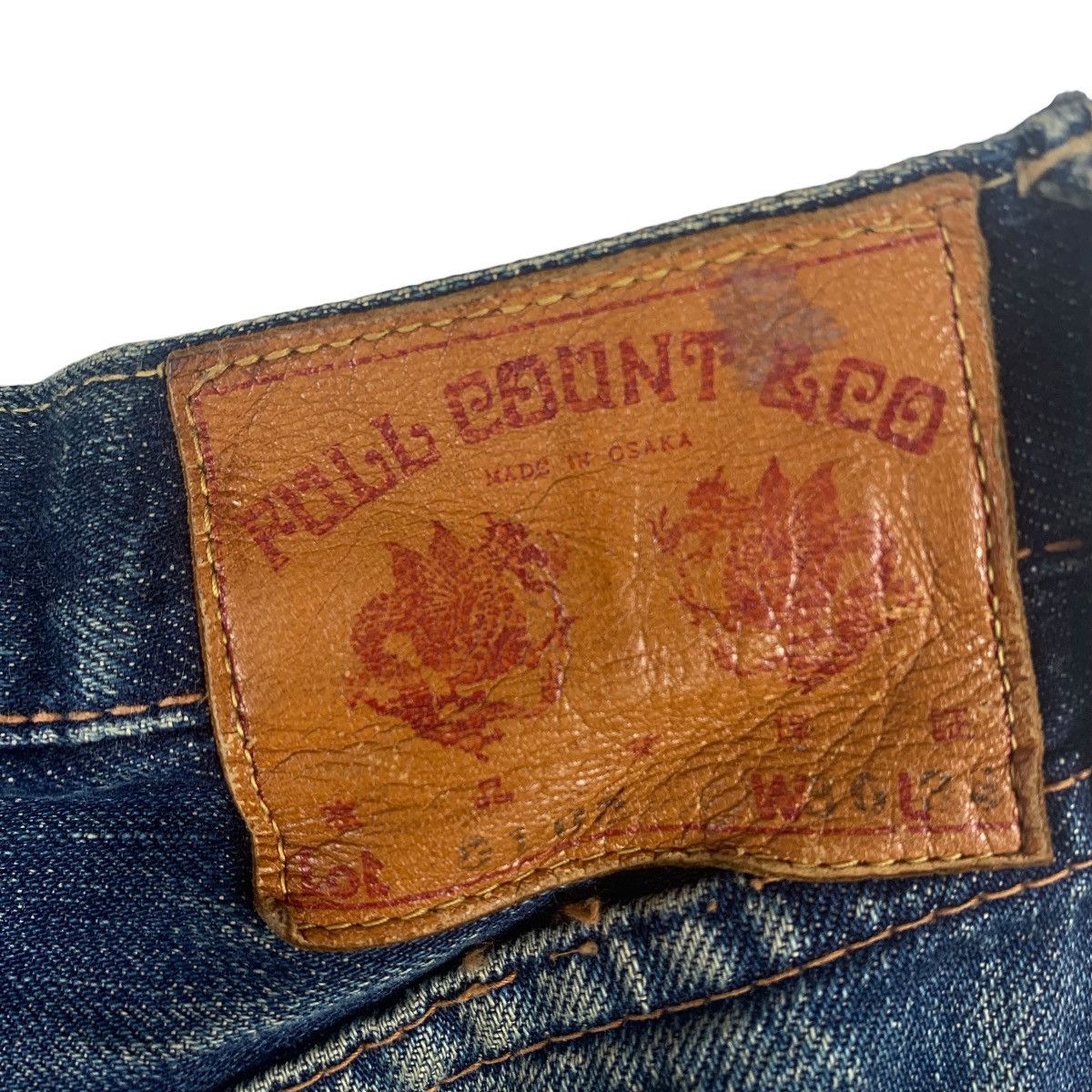 Full Count & Co. × Japanese Brand Vintage FULL COUNT & CO selvedge distressed blue jeans Size US 30 / EU 46 - 3 Thumbnail