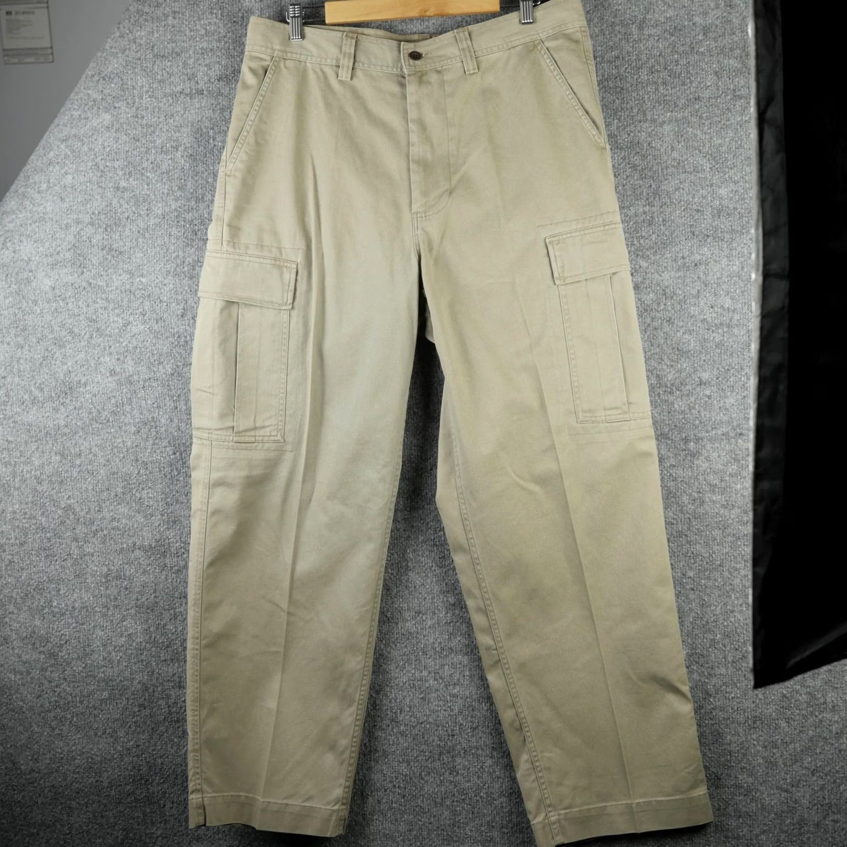 Polo Ralph Lauren Vintage Polo Ralph Lauren Pants Mens 34x30 Beige Cargo Relaxed Fit Workwear Beige USA Mens Pants Cargo Pocket Straight Leg Casual Workwear Size US 34 / EU 50 - 2 Thumbnail