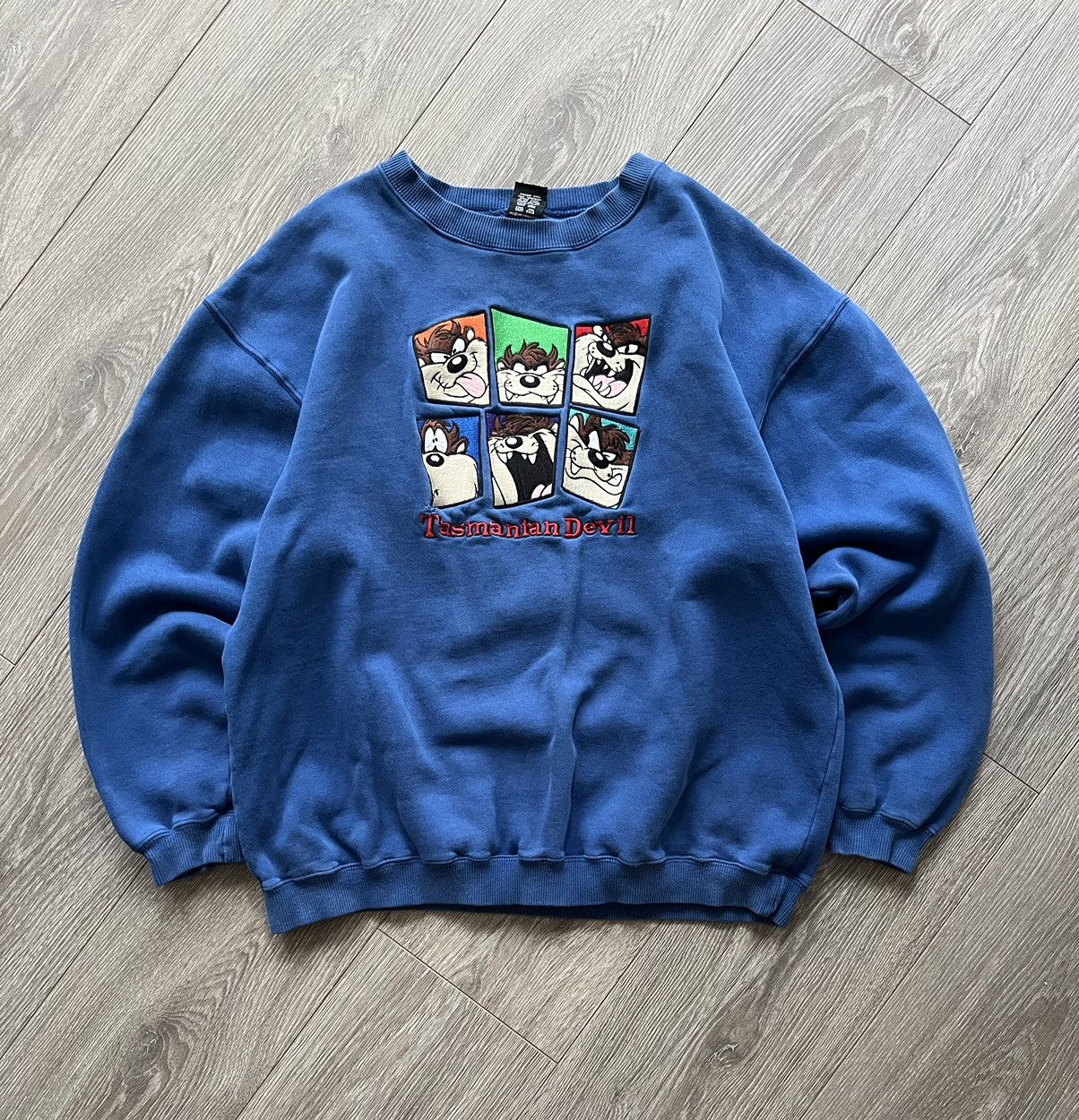 Band Tees × Warner Bros 1996 Vintage 💥 Looney Tunes Tasmanian Devil Sweatshirt Movie Size US M / EU 48-50 / 2 - 1 Thumbnail