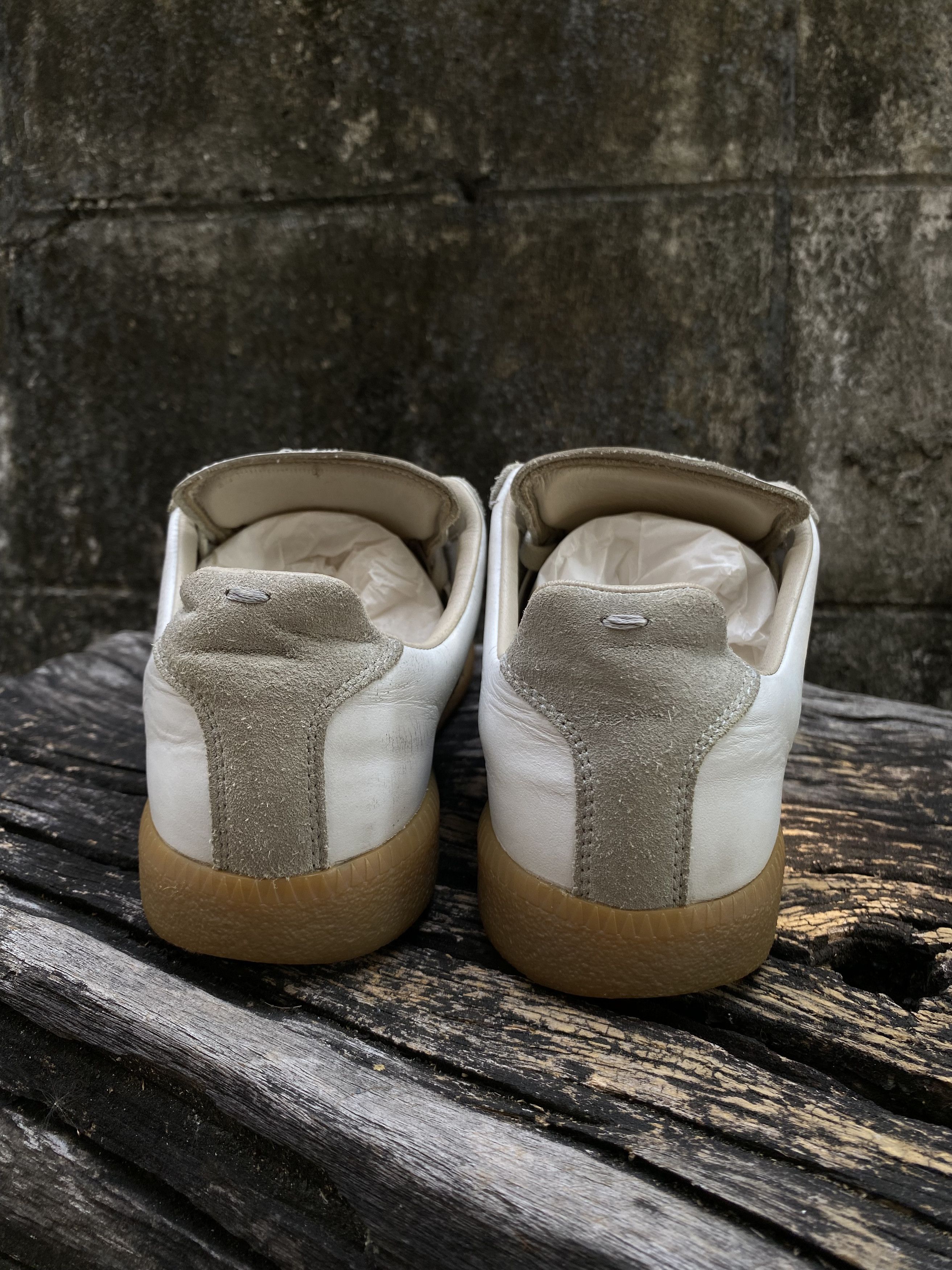 Maison Margiela Maison Margiela Replica GAT Beige Gum Sole Sneakers EU 36.5 Size US 6.5 / IT 36.5 - 4 Thumbnail