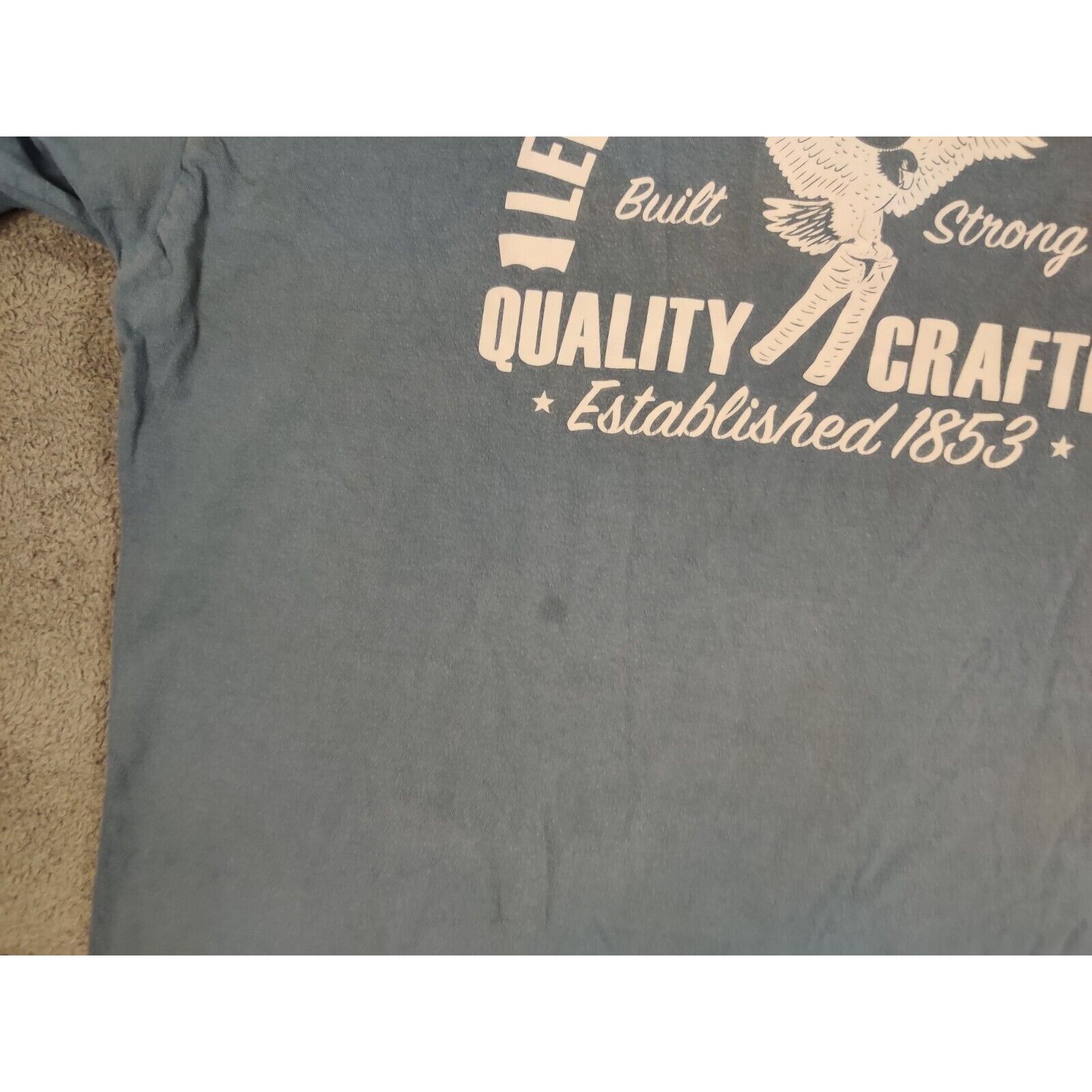 Levi's Levi Strauss & Company Shirt Adult Mens XL Blue Size US XL / EU 56 / 4 - 2 Thumbnail