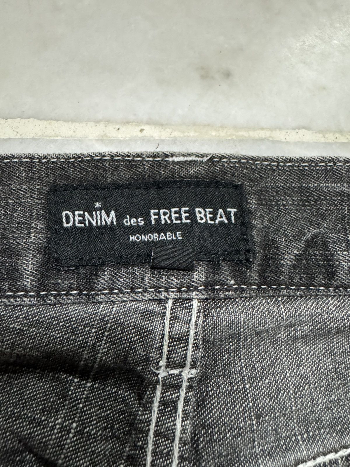 If Six Was Nine × Japanese Brand × Vintage Denim Des Free Beat Mudwash Faded Distress Jean Size US 30 / EU 46 - 8 Thumbnail