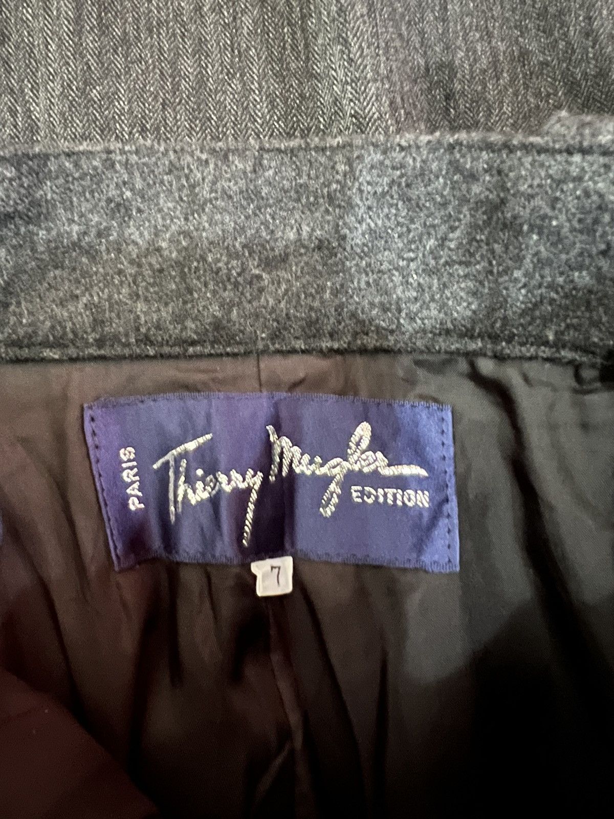 Thierry Mugler Thierry Mugler Edition Paris Wool Baggy Pant Size 23" - 7 Thumbnail