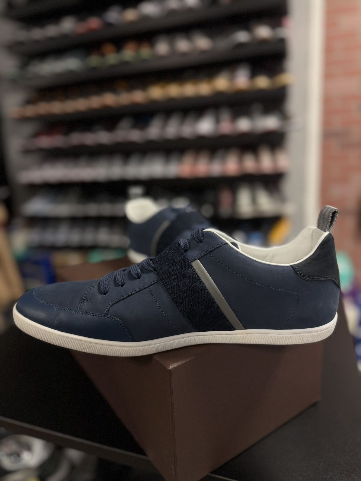 Louis Vuitton Louis Vuitton Blue Lowtop Sneaker Size 10UK/11US Size US 11 / EU 44 - 13 Thumbnail
