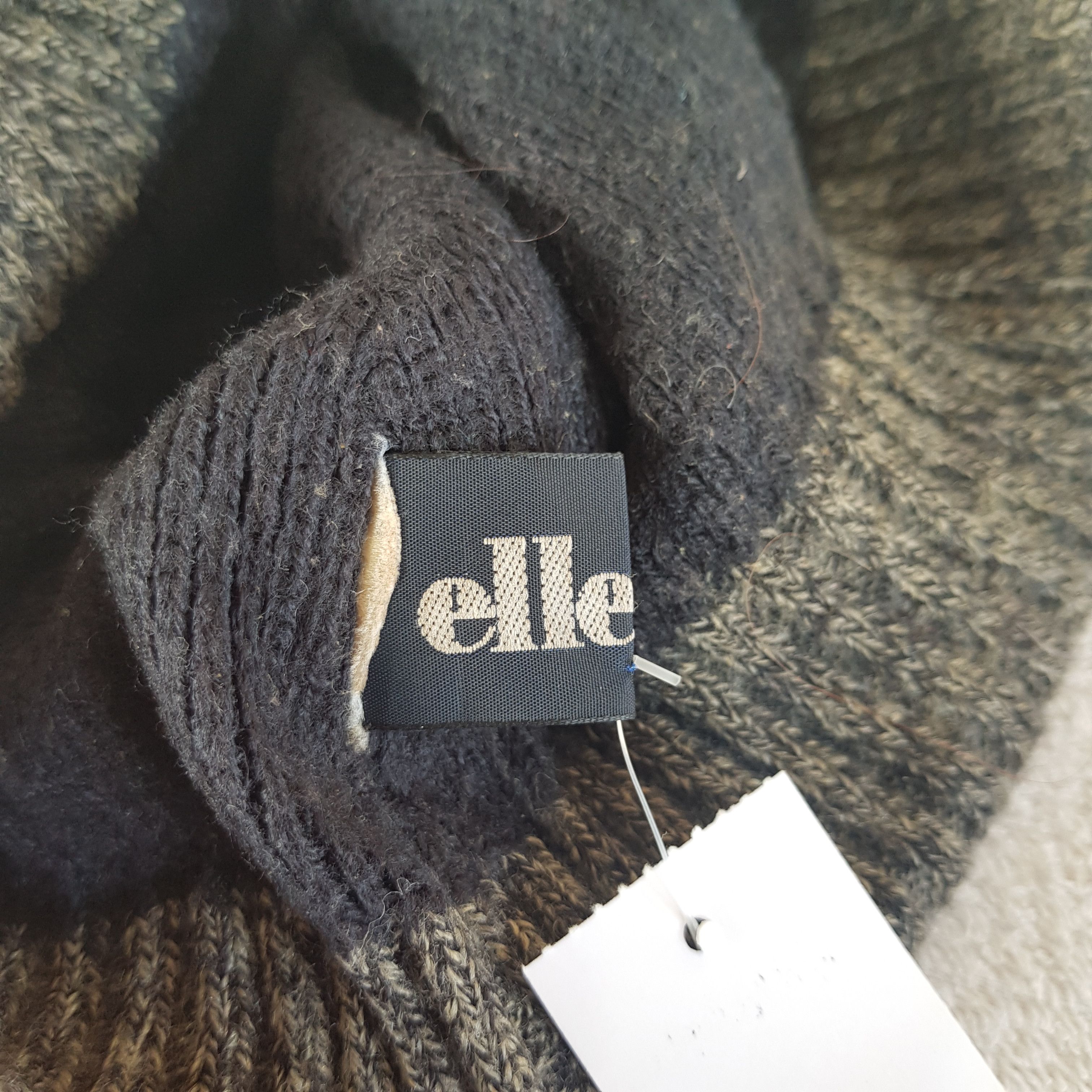 Ellesse Vintage Ellesse Beanie Fair Isle Ribbed Knit Snow Caps Hats Size ONE SIZE - 6 Thumbnail