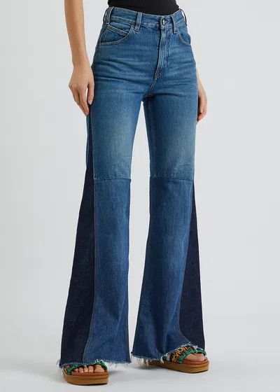 Chloe o1y0825 Denim Pant in Blue Size 28" / US 6 / IT 42 - 2 Thumbnail