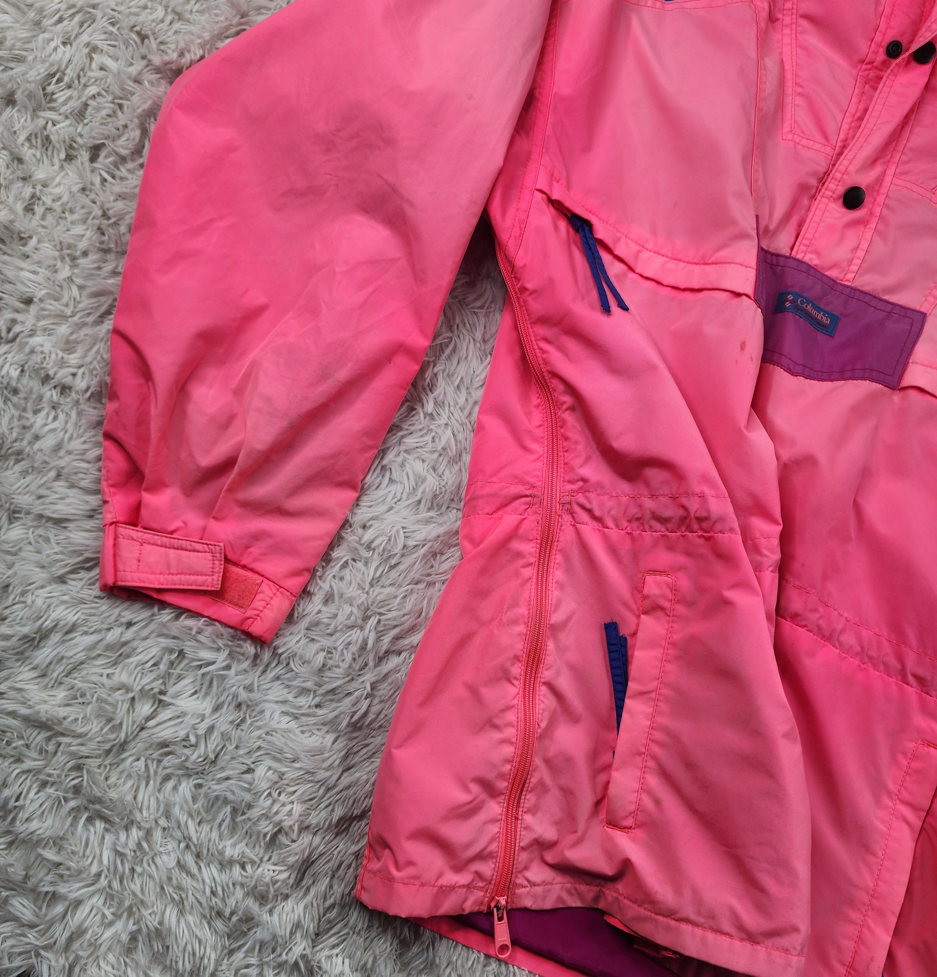 Columbia Vintage Columbia sportwear neon pink anorak jacket Size US S / EU 44-46 / 1 - 6 Thumbnail