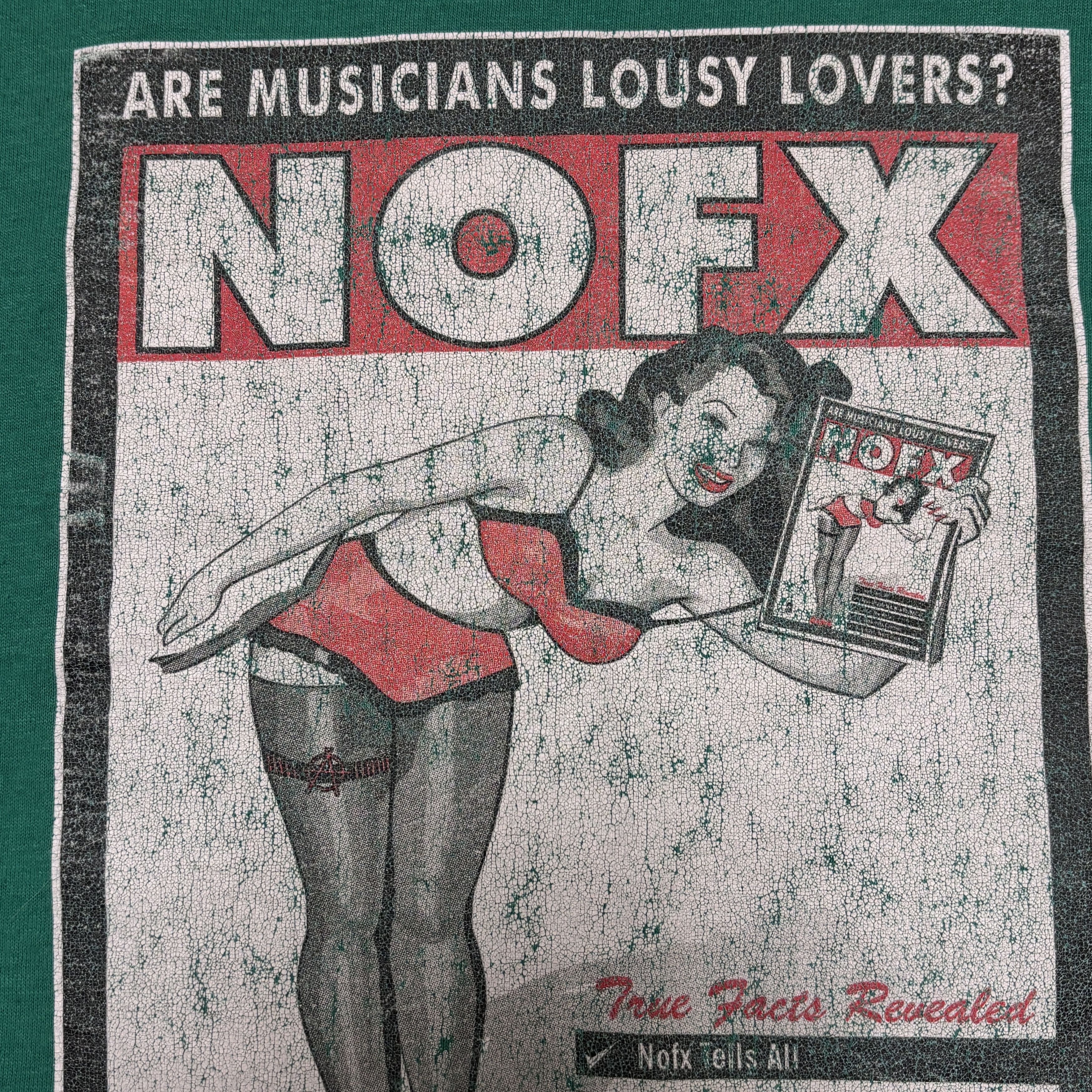 Band Tees Vintage Nofx Shirt 1997 Tour Concert Punk Rock Band Tee Size US L / EU 52-54 / 3 - 6 Thumbnail
