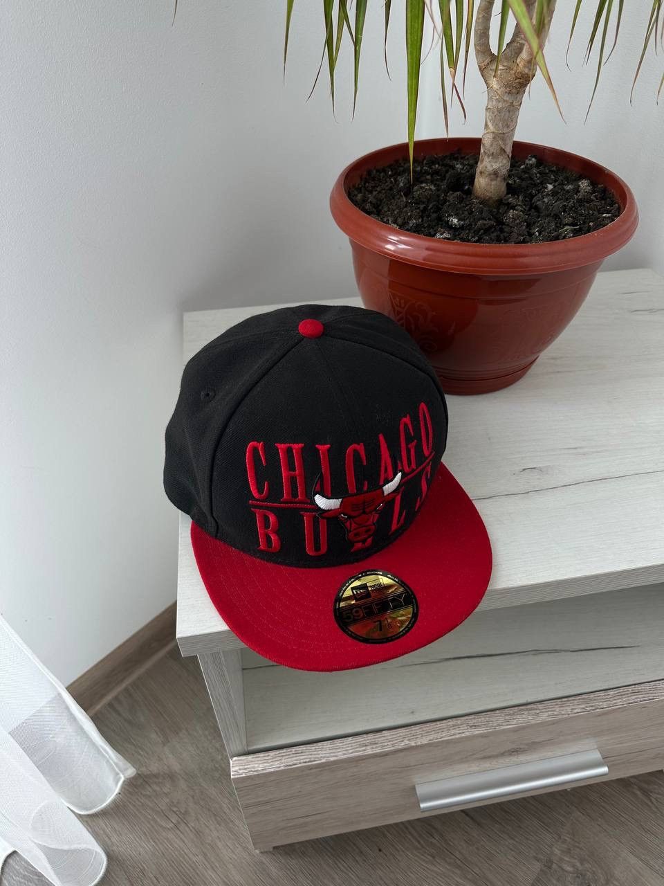 NBA × Vintage Vintage Chicago Bulls Red NBA Cap Size ONE SIZE - 7 Thumbnail