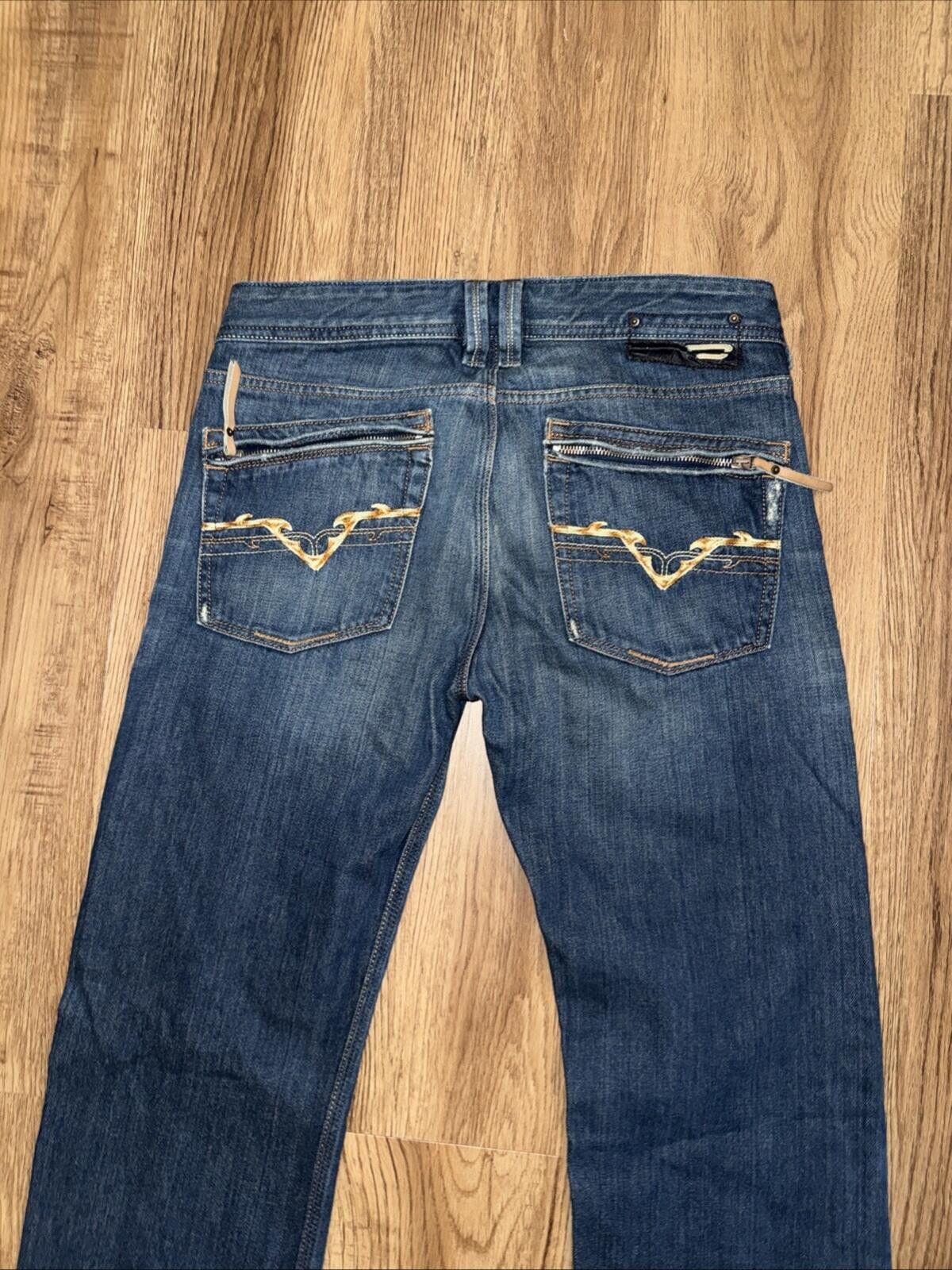 Diesel RARE ITALY Men's DIESEL YARIK STRAIGHT Jeans 28x32 Fit 30x32 Size US 30 / EU 46 - 1 Thumbnail