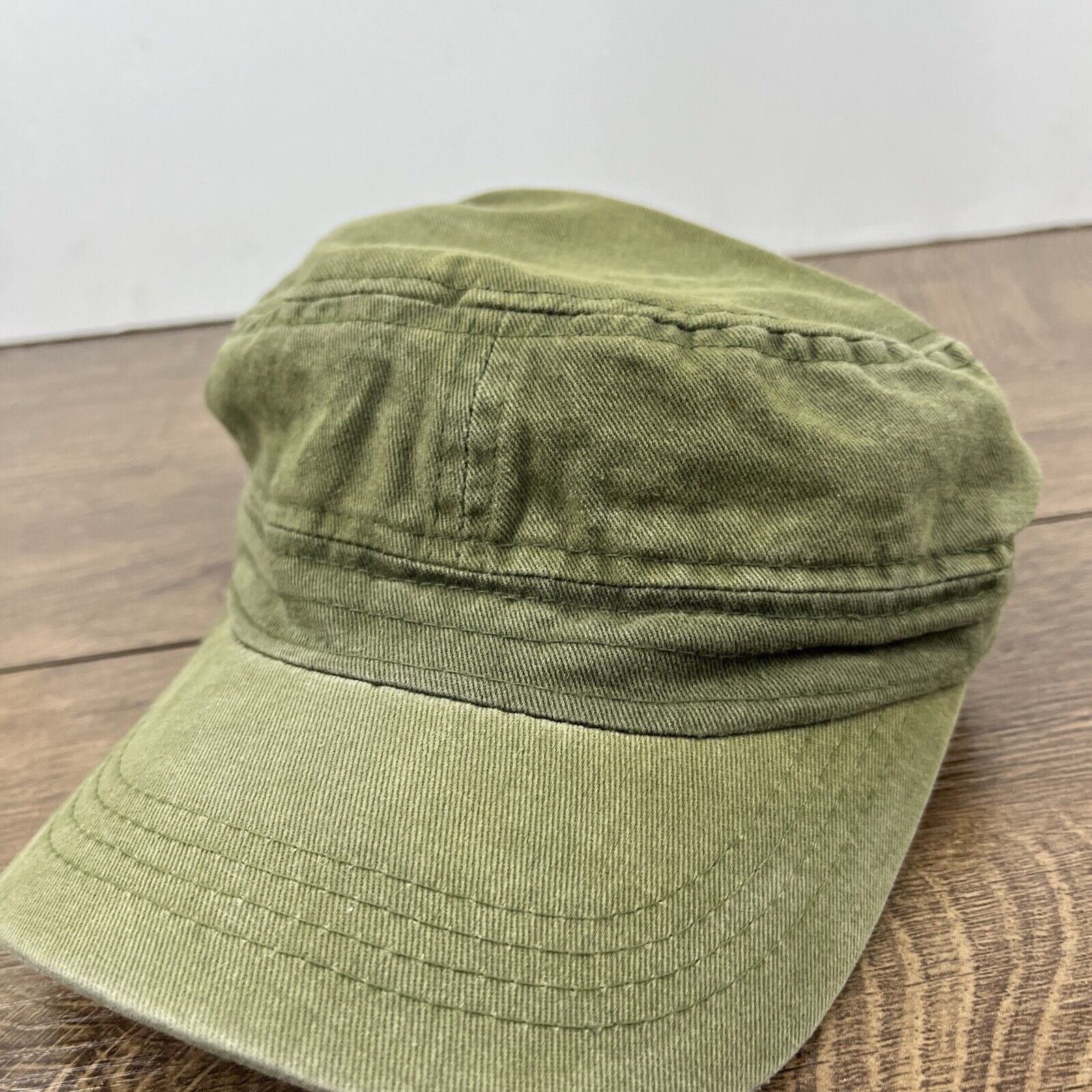 Other Plain Green Hat Adjustable Adult Size Hat Green Cap Size ONE SIZE - 6 Thumbnail