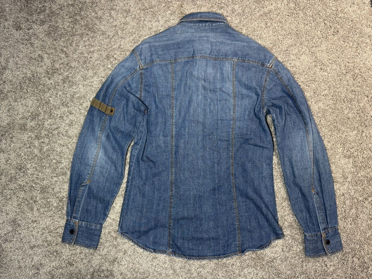 Dolce & Gabbana Dolce & Gabbana 2000s Denim Overshirt w/ Harness & Buckles Size US S / EU 44-46 / 1 - 2 Thumbnail