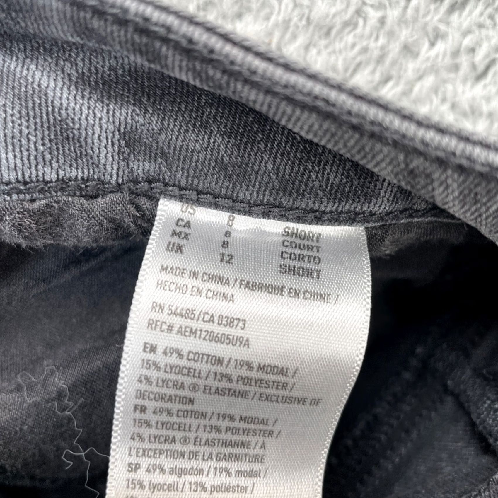 American Eagle Outfitters VINTAGE American Eagle Outfitters Jeans Womens 8 Gray High Rise Jegging Shirt Size 30" / US 8 / IT 44 - 5 Thumbnail