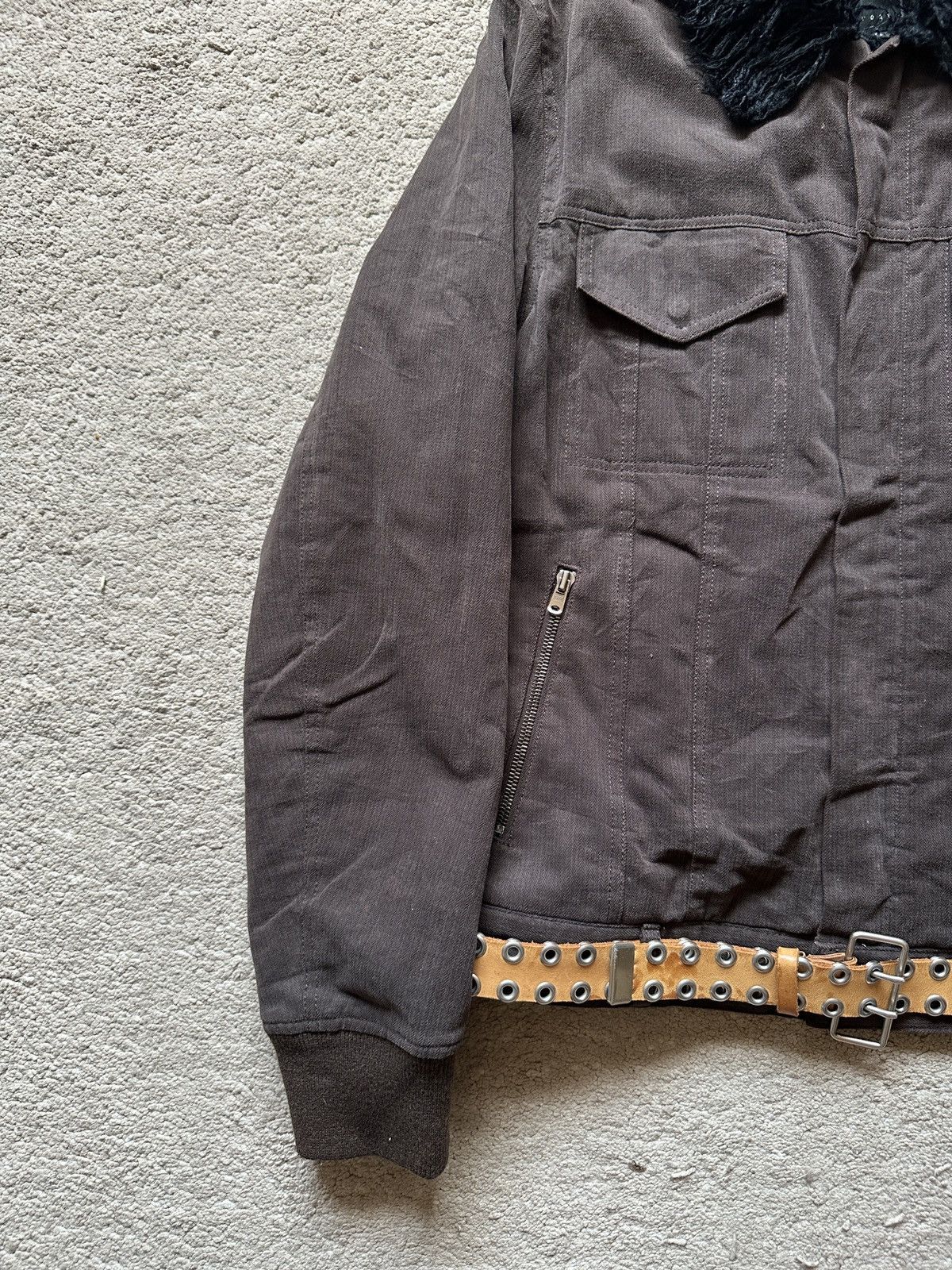 roarguns 2000s Roarguns Fur Trucker Jacket Size US M / EU 48-50 / 2 - 7 Thumbnail