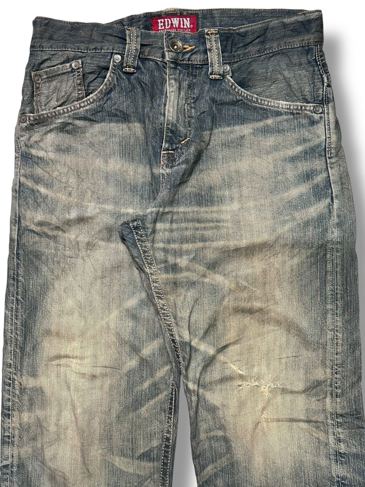 Edwin Edwin Exclusive Vintage Baggy Loose Style With Faded Wash Size US 34 / EU 50 - 4 Thumbnail