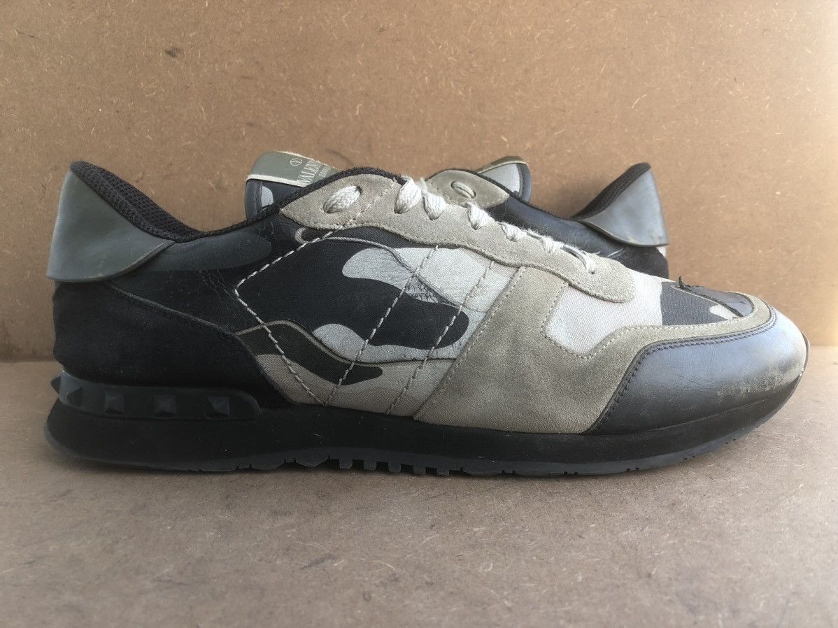 Valentino Valentino Garavani Grey Leather Men’s Sneakers Size 45 Size US 11 / EU 44 - 7 Thumbnail