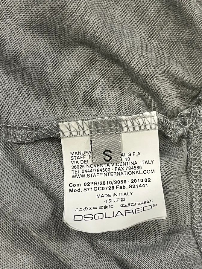 Designer × Dsquared2 × Vintage AW2010 Dsquared2 Skeleton Lover Grey Longsleeves Size US M / EU 48-50 / 2 - 8 Thumbnail
